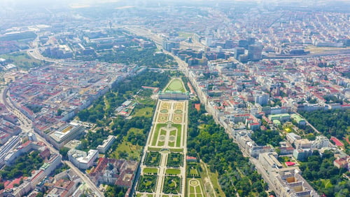Preview: Vienna, Austria. Belvedere Is A Baroque Palace Complex In Vienna. Built By Lucas Von Hildebrandt At