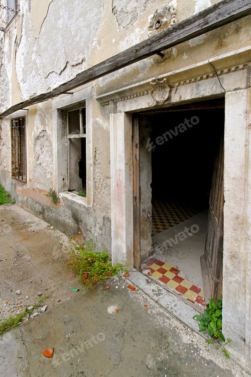 Preview: Abandoned Derelict House In Very Bad Condition