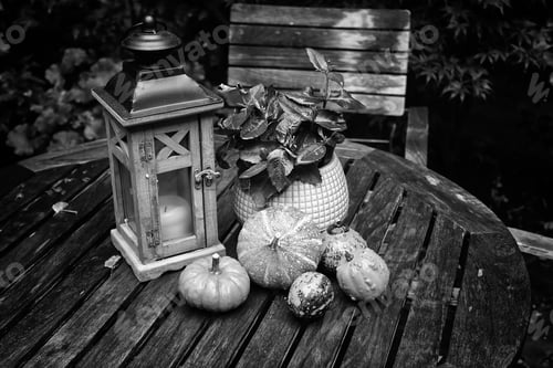 Preview: Decorating Halloween Pumpkins With Candles, Party And Celebration