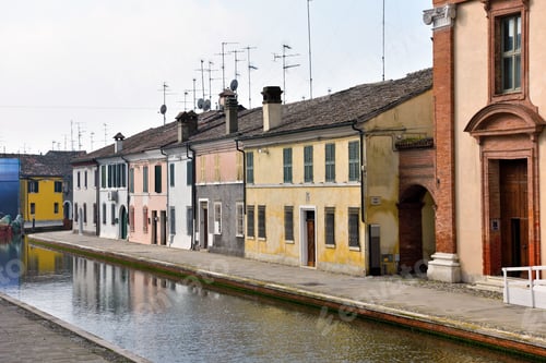 Preview: Small Italian Town Comacchio Also Known As "The Little Venice", Emilia Romagna Region, Province Of