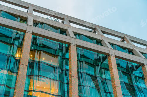 Preview: Low Angle View Of Shopping Mall