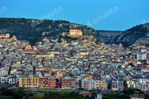 Preview: Panorama Of Scicli, Sicily, Italy