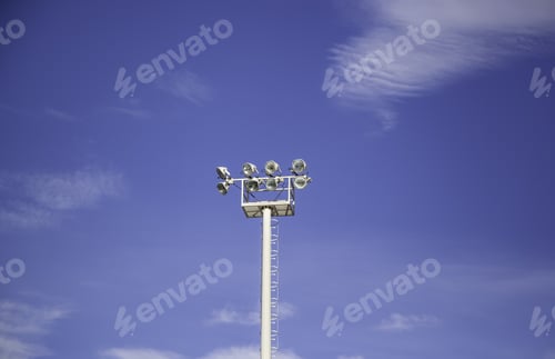 Preview: Lights On Soccer Field, Light Energy, Industrial Landscape
