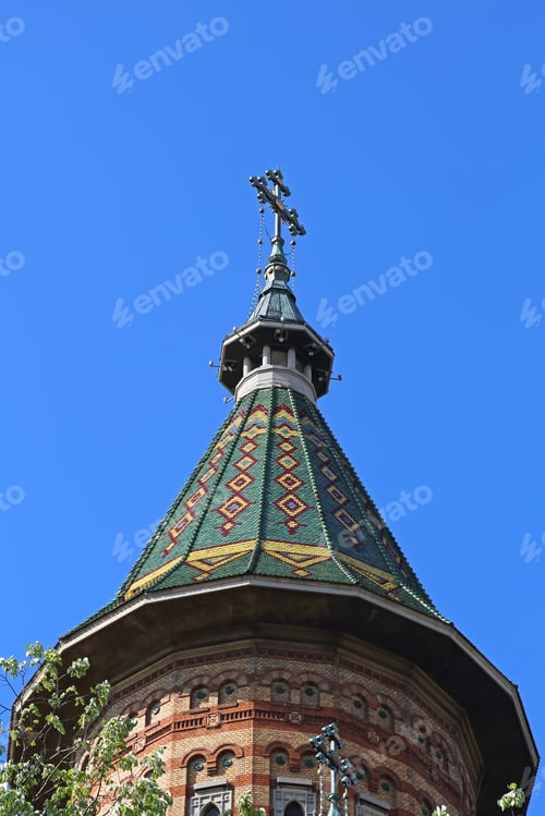 Preview: Orthodox Cathedral Tower In Timisoara Romania