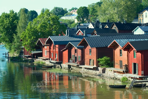 Preview: July Day In Old Porvoo. Finland