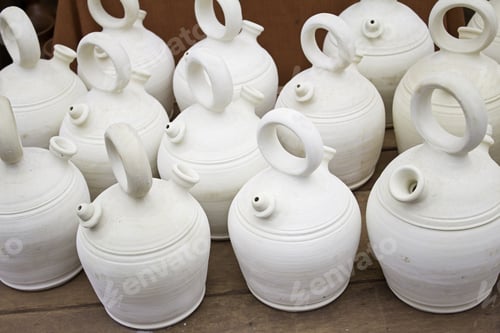 Preview: White Ceramic Jugs Handmade Crafts And Businesses