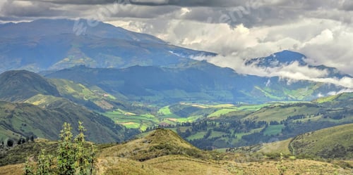 Preview: Aerial View Of Quito From The Pichincha Volcano, Ecuador
