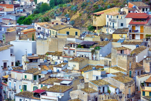 Preview: Panorama Of Scicli, Sicily, Italy