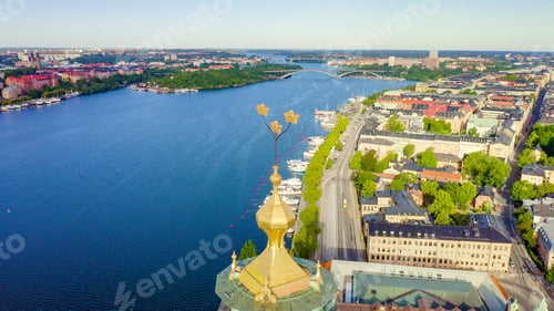 Preview: Stockholm, Sweden. Stockholm City Hall. Stockholms Stadshus. Built In 1923, Red Brick Town Hall