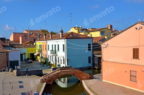 Preview: Small Italian Town Comacchio Also Known As "The Little Venice", Emilia Romagna Region, Province Of