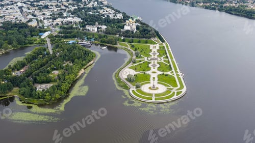 Preview: Yaroslavl, Russia. Strelka (Spit), Kotorosl Flows Into The Volga River, And Where, According To