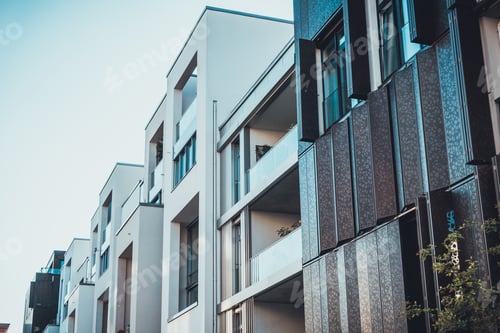 Preview: Balcony Of Townhouses At Berlin Prenzlauer Berg
