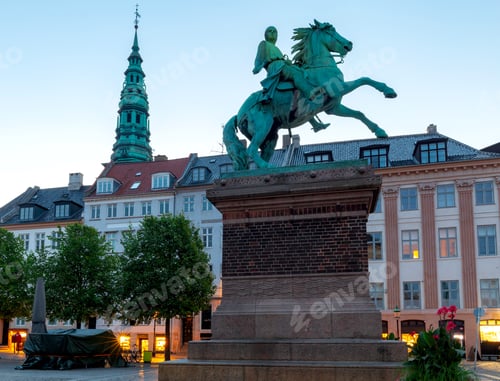 Preview: Equestrian Statue Of Bishop Absalon. Copenhagen. Denmark