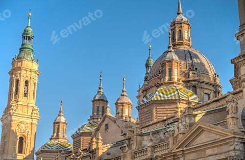 Preview: Saragossa Historical Landmarks, Hdr Image