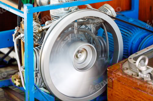 Preview: Vending Wheels Of Air Compressor For Feeling Of Scuba Diving Tanks