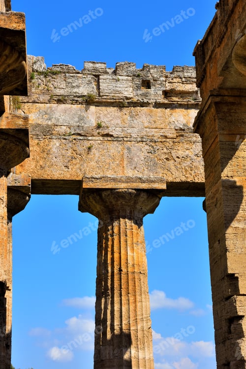 Preview: The Temple Of Neptune It Was Built In The Doric Order Around 460–450 Bc Paestum Italy