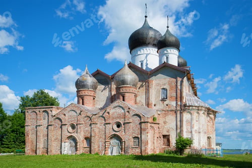 Preview: Historic Trinity Cathedral Of The Holy Trinity Of Michael Of Klopskiy Monastery On A Sunny June