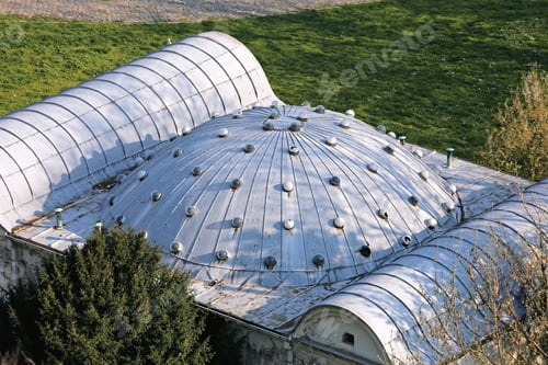 Preview: Metal Dome With Small Windows At Turkish Bath Structure