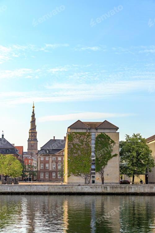 Preview: Copenhagen, Denmark. Ministry Of Foreign Affairs Of Denmark "Udenrigsministeriet" And Tower Of The