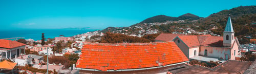 Preview: Giant Panorama About Ischia With Red Church Rooftop