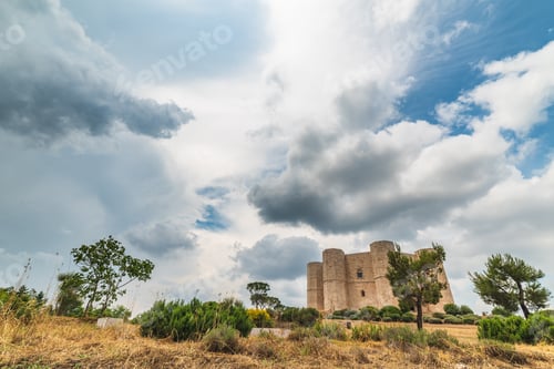 Preview: Castel Del Monte, A 13Th Century Fortress Built By The Emperor Of The Holy Roman Empire, Frederick