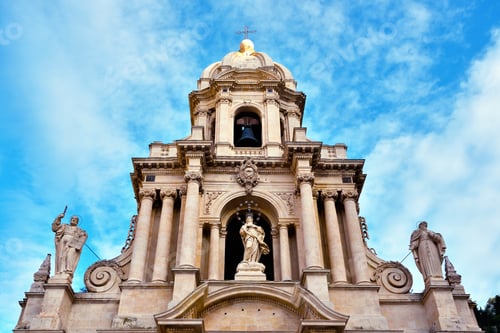 Preview: Church Saint Bartolomeo Apostle Scicli Sicily Italy