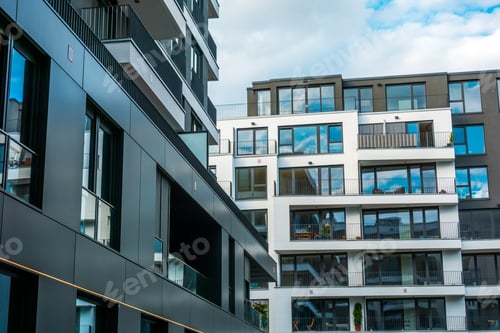 Preview: Grey And White Modern Apartment Houses