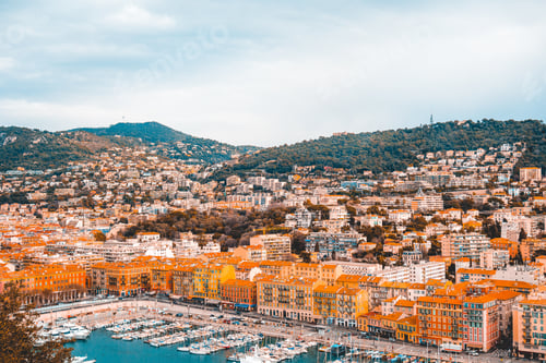 Preview: Port At Nice With City Overview