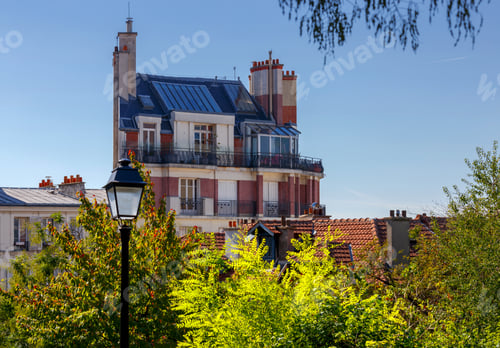 Preview: Traditional Architecture Of Houses In Paris. France.