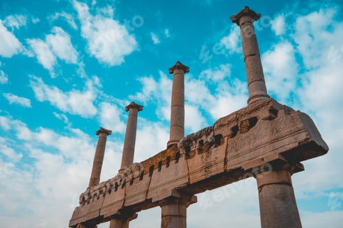Preview: Some Ancient Columns At Italy