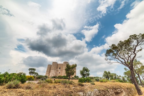Preview: Castel Del Monte, A 13Th Century Fortress Built By The Emperor Of The Holy Roman Empire, Frederick