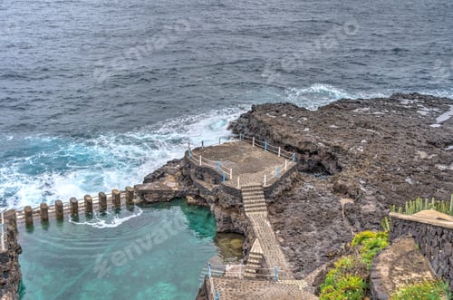 Preview: La Palma Island Coastline, Spain, Hdr Image