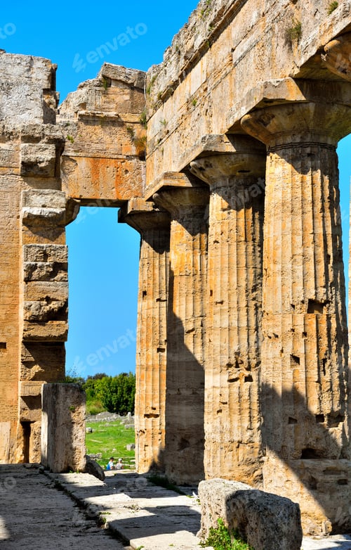 Preview: The Temple Of Neptune It Was Built In The Doric Order Around 460–450 Bc Paestum Italy