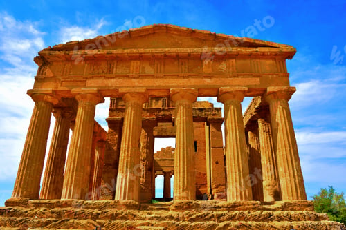 Preview: The Temple Of Concordia Is A Greek Temple Valley Of The Temples Agrigento Sicily Italy