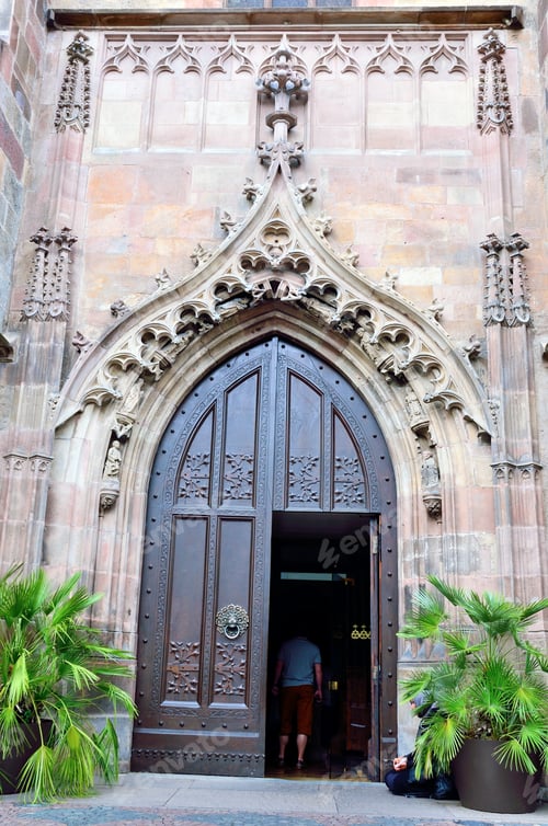 Preview: The Cathedral Of St. Nikolaus In The Old City Of Merano Meran