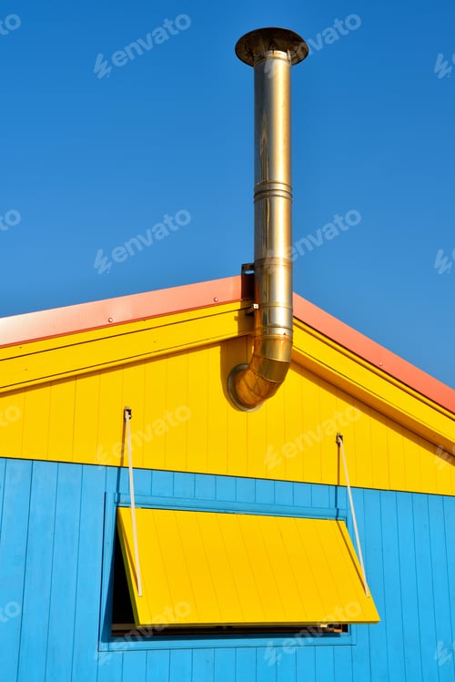 Preview: Colorful Bathing Establishments Punta Secca Italy