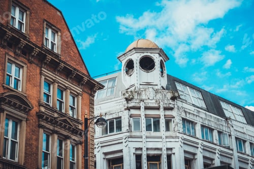 Preview: Luxury And Old Buildings In Orange And White
