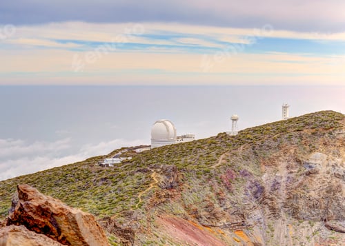 Preview: Panoramic View From The Roque De Los Muchachos, (English: "Rock Of The Boys"), The Highest Point On
