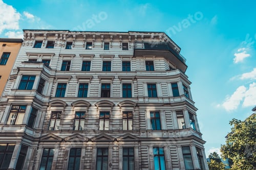 Preview: White Corner Building At Kreuzberg, Berlin