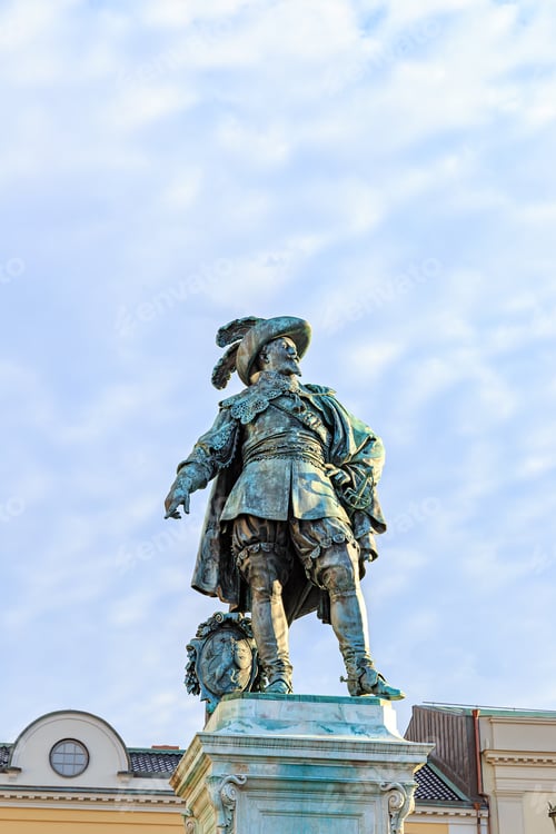 Preview: Gothenburg, Sweden. Statue Of King Gustav Ii Adolf - Established In 1854