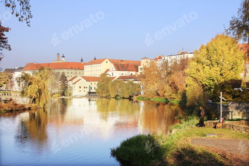 Preview: The Medieval Town Pisek In Czech Republic