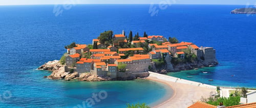 Preview: St. Stefan Resort At Peninsula In Adriatic Sea