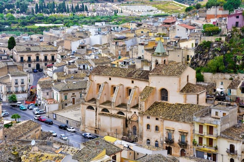 Preview: Panorama Of Scicli, Sicily, Italy
