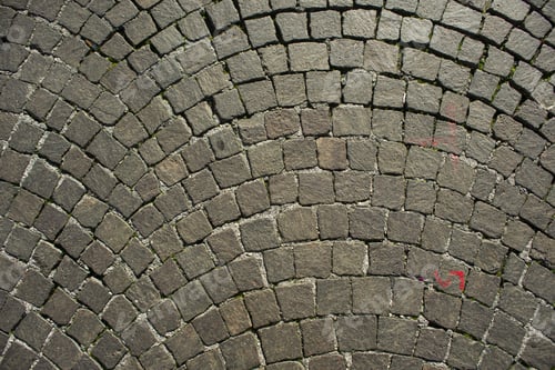 Preview: Urban Square Paved With Cobblestones Of The Old System
