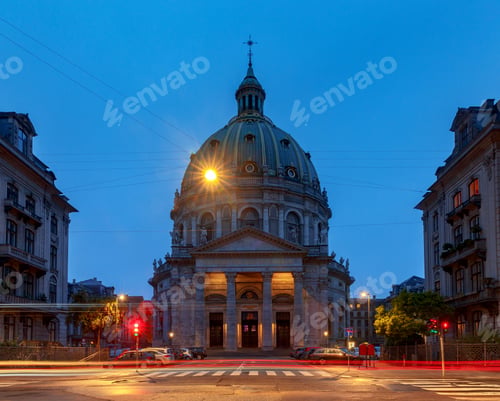 Preview: Copenhagen. The Church Of Frederick At Dawn.