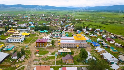 Preview: Ivolginsky Datsan. Buddhist Temple Located In Buryatia, Russia. Was Opened In 1945 As The Buddhist