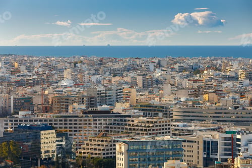Preview: Athens. Aerial View Of The City.