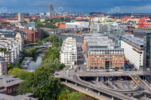 Preview: Aerial View Of Stockholm From The City Hall. Sweden.