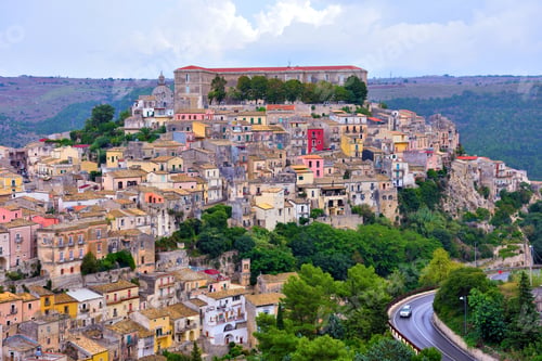 Preview: Panorama Of Ragusa Sicily Italy
