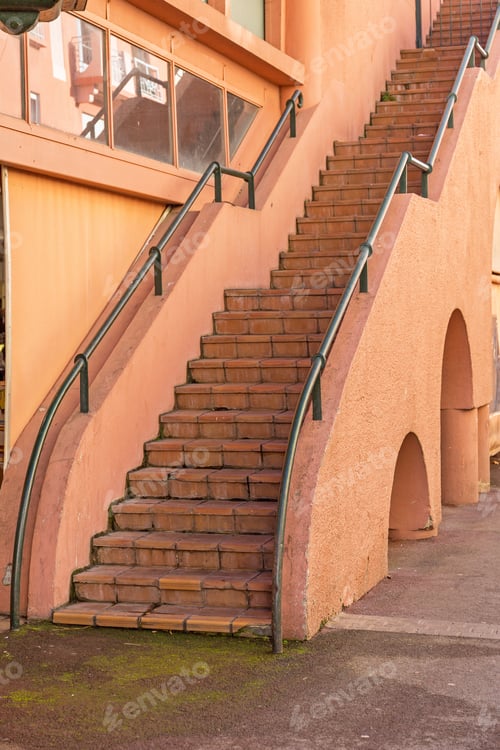 Preview: External Stairs At Market Hall Building In Cannes